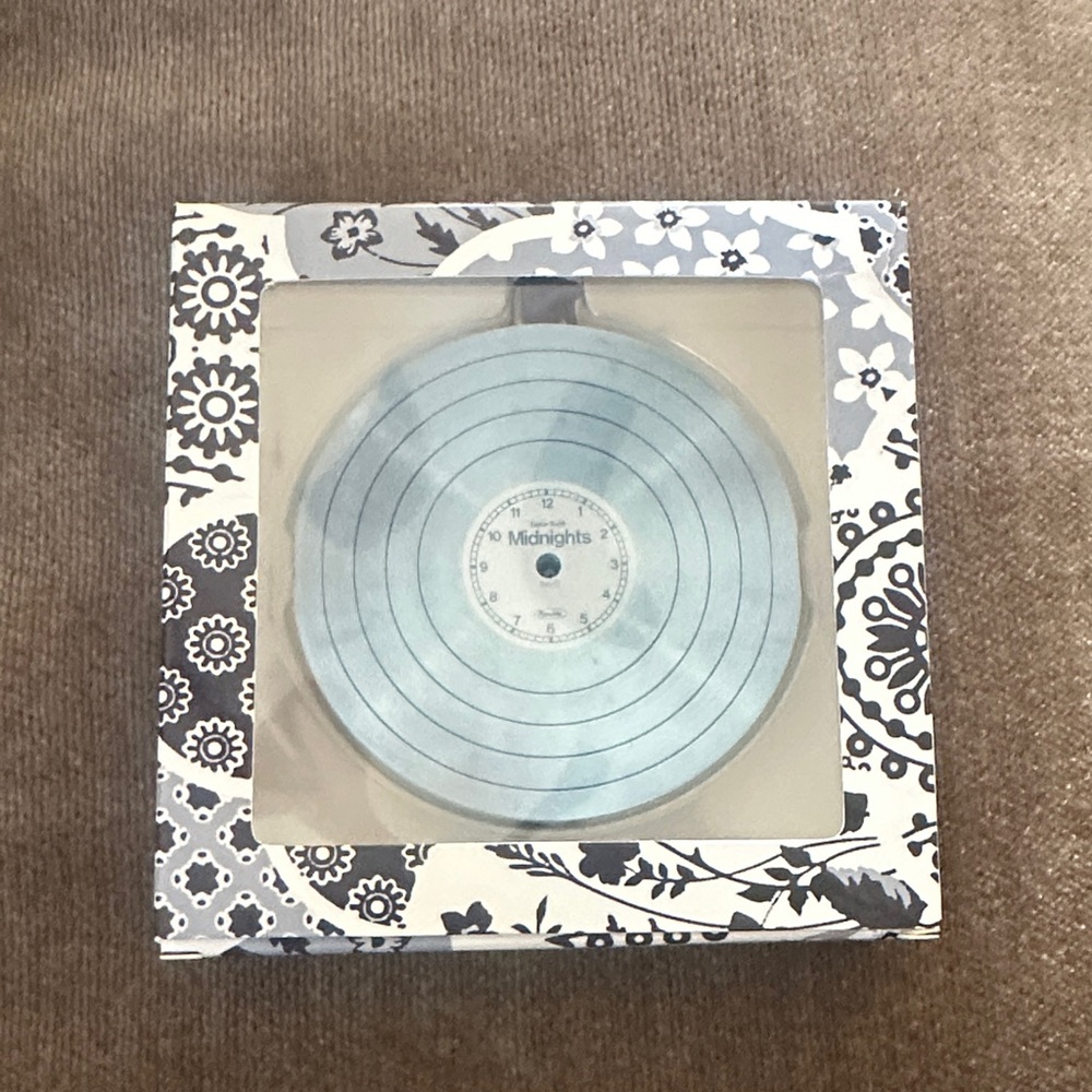 Taylor Swift Midnights Vinyl Ornament - Blue
